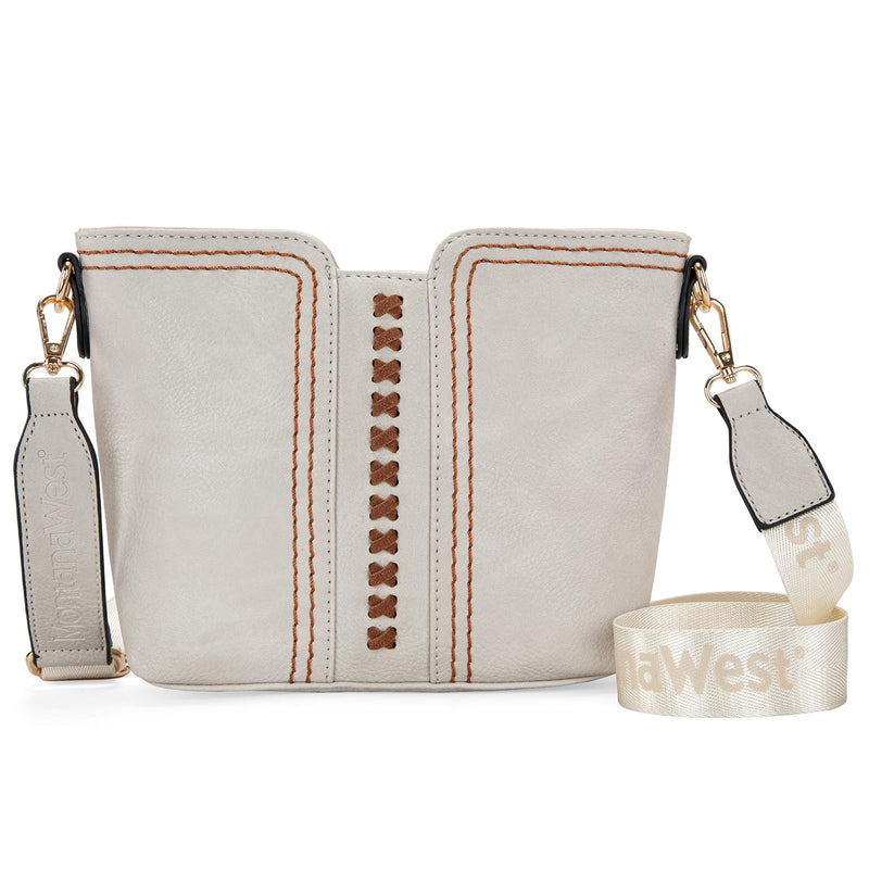 Montana West Crossbody bags for Women Cross Body Purses Small Shoulder Handbags with Wide Guitar Strap MWC-118STN