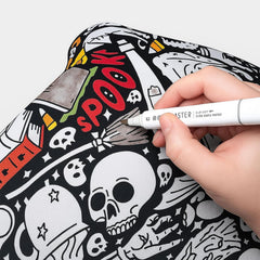 DIY Coloring Blanket With Markers