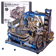 RoWood 3D Puzzles for AdultsElectric Marble Run Model KitsWooden Puzzles for AdultsWooden Model Kits SpaceportCreative Gifts for Adults&Teens