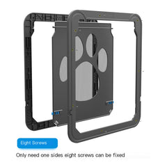 Creative Pet Door with Scratch-Resistant Design