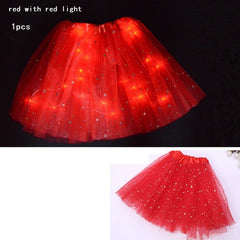 LED Light-Up Ballet Dress for Girls (Princess Style)