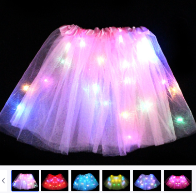 LED Light-Up Ballet Dress for Girls (Princess Style)