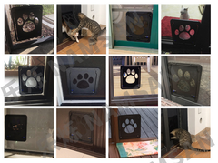 Creative Pet Door with Scratch-Resistant Design