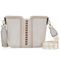 Montana West Crossbody bags for Women Cross Body Purses Small Shoulder Handbags with Wide Guitar Strap MWC-118STN