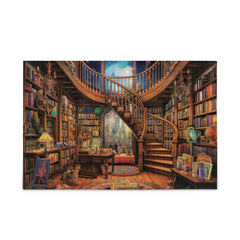 FRMG Library Book Jigsaw Puzzles for Adults 1000 PiecesColorful Puzzle with Mesh Storage BagLearning Educational Puzzles for Gift 2013317